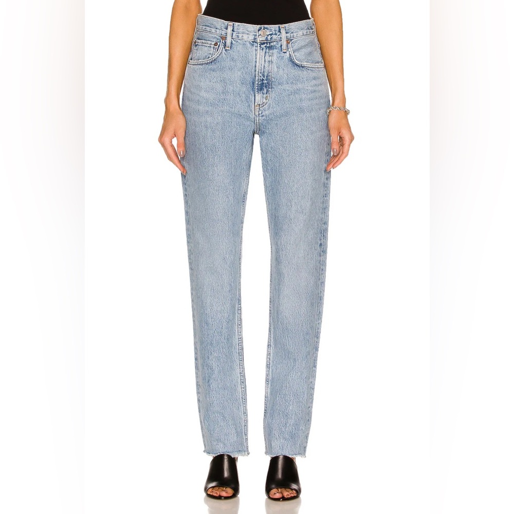 Size 24 | AGOLDE | Cherie High Rise Straight Jeans in Merit